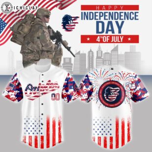 Baltimore Orioles MLB x The 4th of July x Military Baseball Jersey Shirt