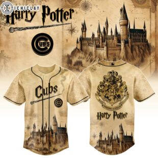 Chicago Cubs MLB x Harry Potter Hogwarts Baseball Jersey Shirt