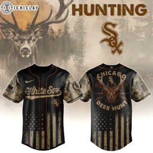 Chicago White Sox MLB x Deer Hunting Baseball Jersey Shirt