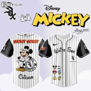 Chicago White Sox MLB x Mickey Mouse And Friends Baseball Jersey Shirt