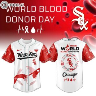 Chicago White Sox MLB x World Blood Donor Day Baseball Jersey For Fans
