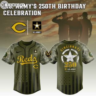 Cincinnati Reds MLB x 250 U.S. ARMY Baseball Jersey For Fans