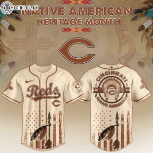 Cincinnati Reds MLB x Native American Heritage Month Baseball Jersey Shirt For Fans