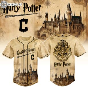 Cleveland Guardians MLB x Harry Potter Hogwarts Baseball Jersey Shirt