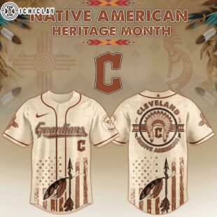 Cleveland Guardians MLB x Native American Heritage Month Baseball Jersey Shirt For Fans