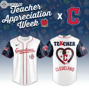 Cleveland Guardians MLB X Teacher Appreciation Week Baseball Jersey Shirt