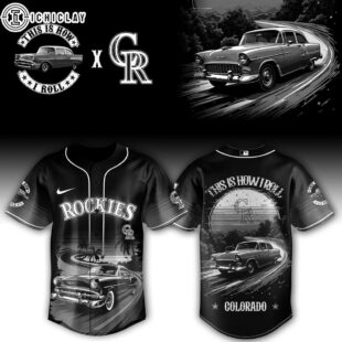 Colorado Rockies MLB x Classic Car Pride Baseball Jersey For Fans