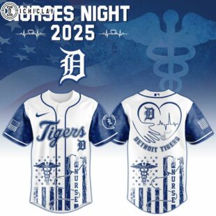 Detroit Tigers MLB x Nurses Baseball Jersey Shirt