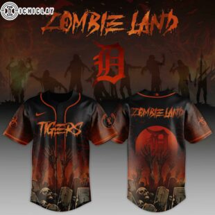 Detroit Tigers MLB x Zombie Land Baseball Jersey For Fans