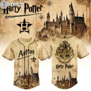 Houston Astros MLB x Harry Potter Hogwarts Baseball Jersey Shirt