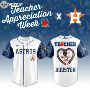 Houston Astros MLB X Teacher Appreciation Week Baseball Jersey Shirt