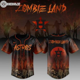 Houston Astros MLB x Zombie Land Baseball Jersey For Fans