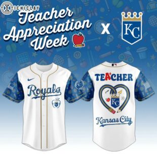Kansas City Royals MLB X Teacher Appreciation Week Baseball Jersey Shirt