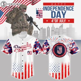 Kansas City Royals MLB x The 4th of July x Military Baseball Jersey Shirt