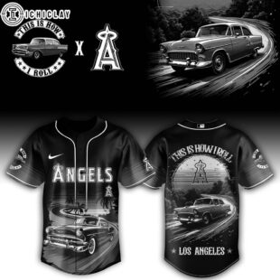 Los Angeles Angels MLB x Classic Car Pride Baseball Jersey For Fans