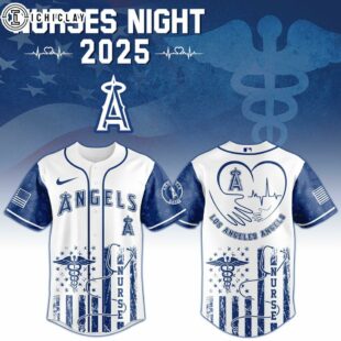 Los Angeles Angels MLB x Nurses Baseball Jersey Shirt