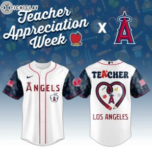 Los Angeles Angels MLB X Teacher Appreciation Week Baseball Jersey Shirt