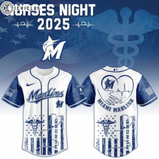 Miami Marlins MLB x Nurses Baseball Jersey Shirt