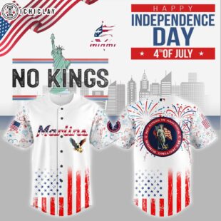Miami Marlins MLB x The 4th of July Military Baseball Jersey Shirt