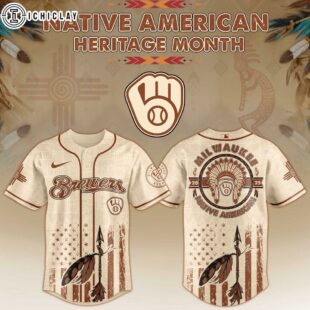 Milwaukee Brewers MLB x Native American Heritage Month Baseball Jersey Shirt For Fans