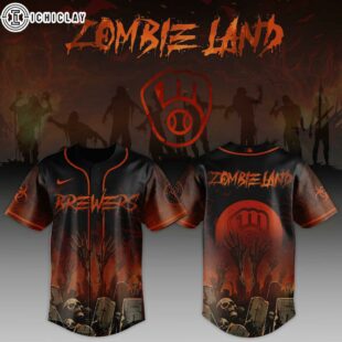 Milwaukee Brewers MLB x Zombie Land Baseball Jersey For Fans