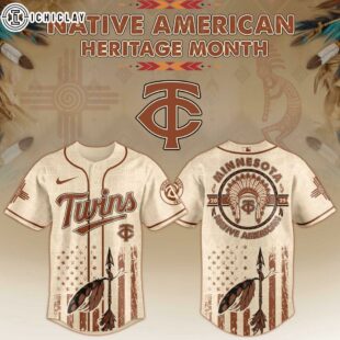 Minnesota Twins MLB x Native American Heritage Month Baseball Jersey Shirt For Fans