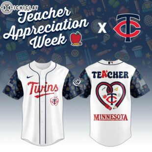 Minnesota Twins MLB X Teacher Appreciation Week Baseball Jersey Shirt