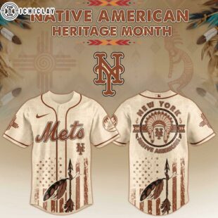 New York Mets MLB x Native American Heritage Month Baseball Jersey Shirt For Fans