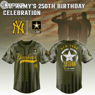 New York Yankees MLB x 250 U.S. ARMY Baseball Jersey For Fans