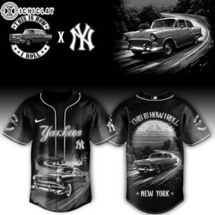 New York Yankees MLB x Classic Car Pride Baseball Jersey For Fans