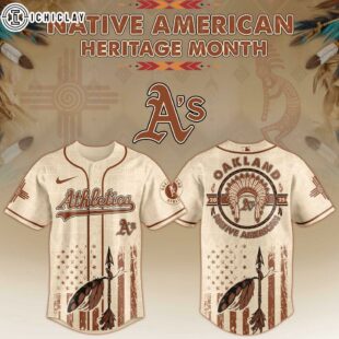 Oakland Athletics MLB x Native American Heritage Month Baseball Jersey Shirt For Fans