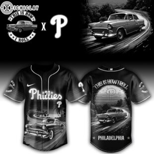 Philadelphia Phillies MLB x Classic Car Pride Baseball Jersey For Fans