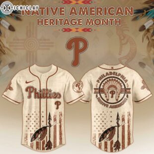 Philadelphia Phillies MLB x Native American Heritage Month Baseball Jersey Shirt For Fans
