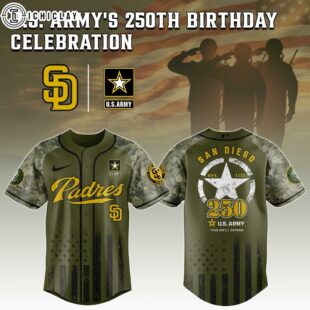 San Diego Padres MLB x 250 U.S. ARMY Baseball Jersey For Fans
