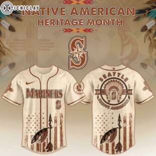 Seattle Mariners MLB x Native American Heritage Month Baseball Jersey Shirt For Fans