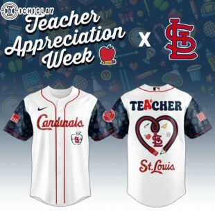 St. Louis Cardinals MLB X Teacher Appreciation Week Baseball Jersey Shirt