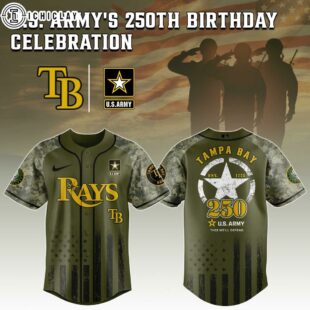 Tampa Bay Rays MLB x 250 U.S. ARMY Baseball Jersey For Fans