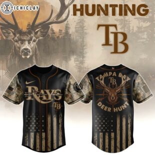 Tampa Bay Rays MLB x Deer Hunting Baseball Jersey Shirt