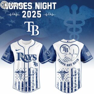 Tampa Bay Rays MLB x Nurses Baseball Jersey Shirt