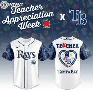 Tampa Bay Rays MLB X Teacher Appreciation Week Baseball Jersey Shirt