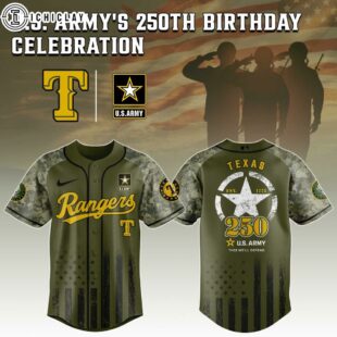 Texas Rangers MLB x 250 U.S. ARMY Baseball Jersey For Fans