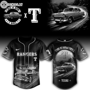 Texas Rangers MLB x Classic Car Pride Baseball Jersey For Fans