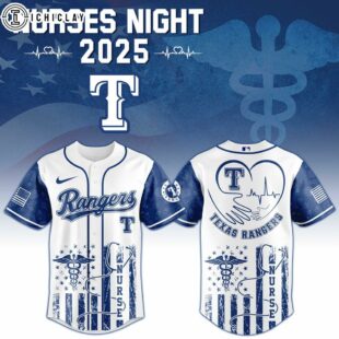 Texas Rangers MLB x Nurses Baseball Jersey Shirt