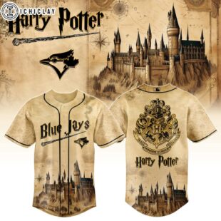 Toronto Blue Jays MLB x Harry Potter Hogwarts Baseball Jersey Shirt