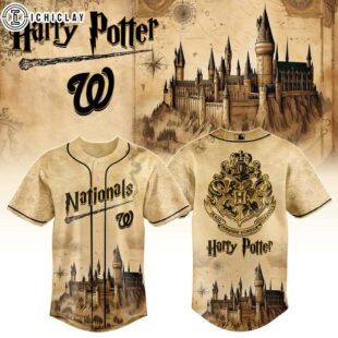 Washington Nationals MLB x Harry Potter Hogwarts Baseball Jersey Shirt