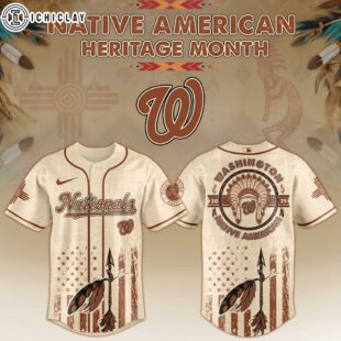 Washington Nationals MLB x Native American Heritage Month Baseball Jersey Shirt For Fans