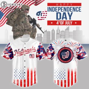 Washington Nationals MLB x The 4th of July x Military Baseball Jersey Shirt