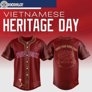 Boston Red Sox MLB x Vietnamese Heritage Night Baseball Jersey Shirt