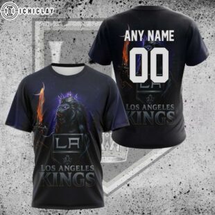 Custom Name Number NHL Los Angeles Kings Special All Over Print T-Shirt
