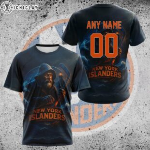 Custom Name Number NHL New York Islanders Special All Over Print T-Shirt